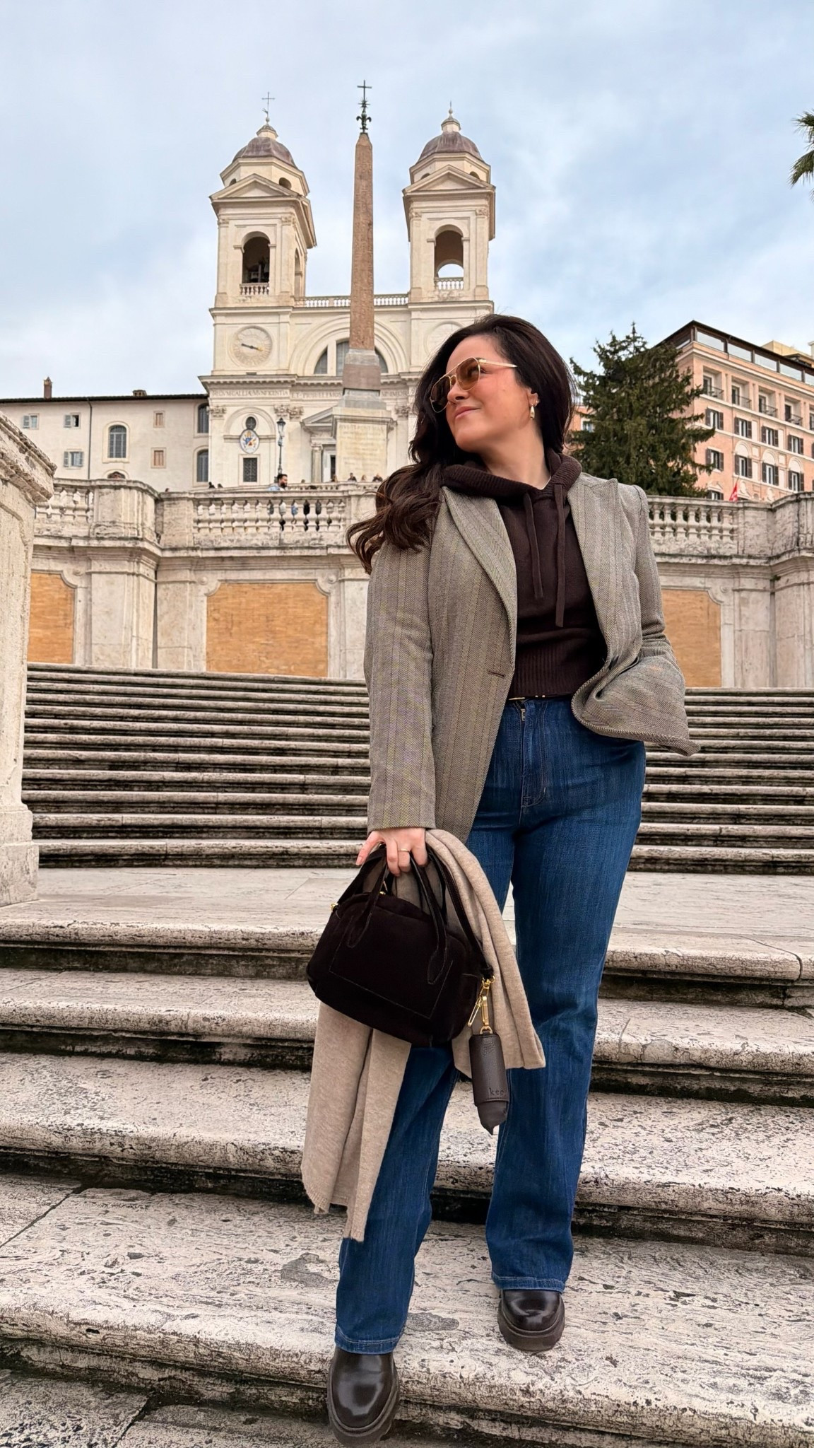 One of my favorite outfits from Italy. Easy layers, great denim, and boots I could actually walk in all day! 

#LTKSeasonal #LTKMidsize #LTKootd