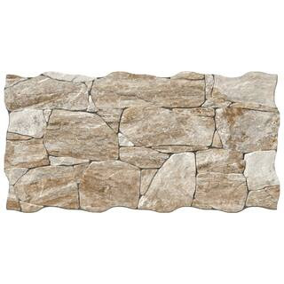 Caldera Roques Stone 12-5/8 in. x 25-1/8 in. Porcelain Floor and Wall Tile (11.2 sq. ft./Case) | The Home Depot