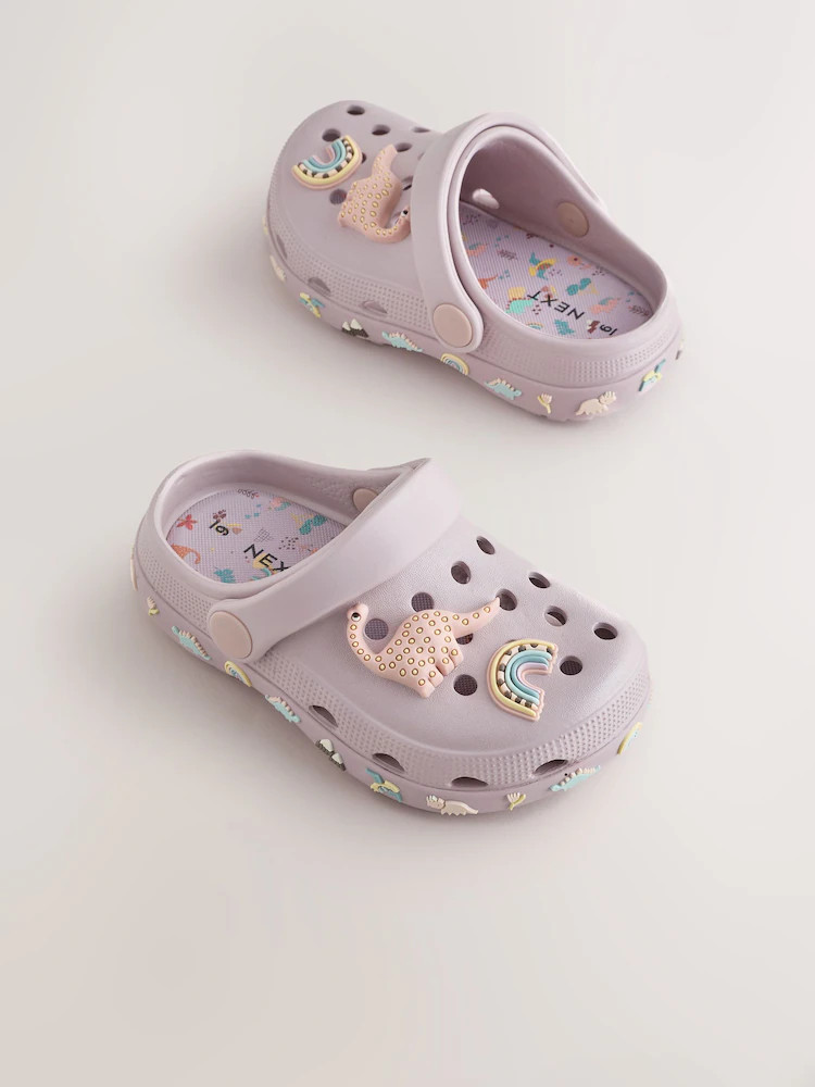Purple Dinosaur Character Clogs | Next US