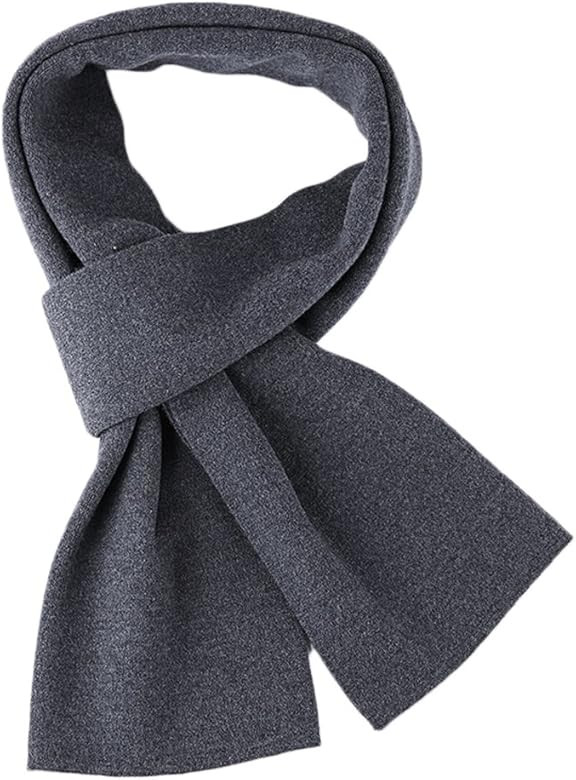 RIONA Men's 100 Australian Merino Wool Scarf Knitted Soft Warm Neckwear | Amazon (US)