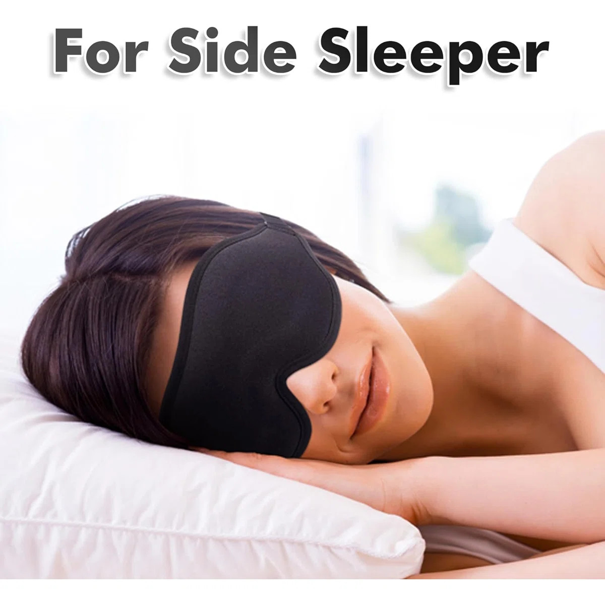 Albatross Health New England 3D Contoured Sleep Eye Mask for Side Sleepers – Adjustable Blackou... | Wayfair North America
