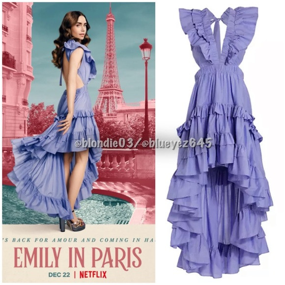 Magali Pascal “Botanic” dress in Iris Blue XS | Poshmark
