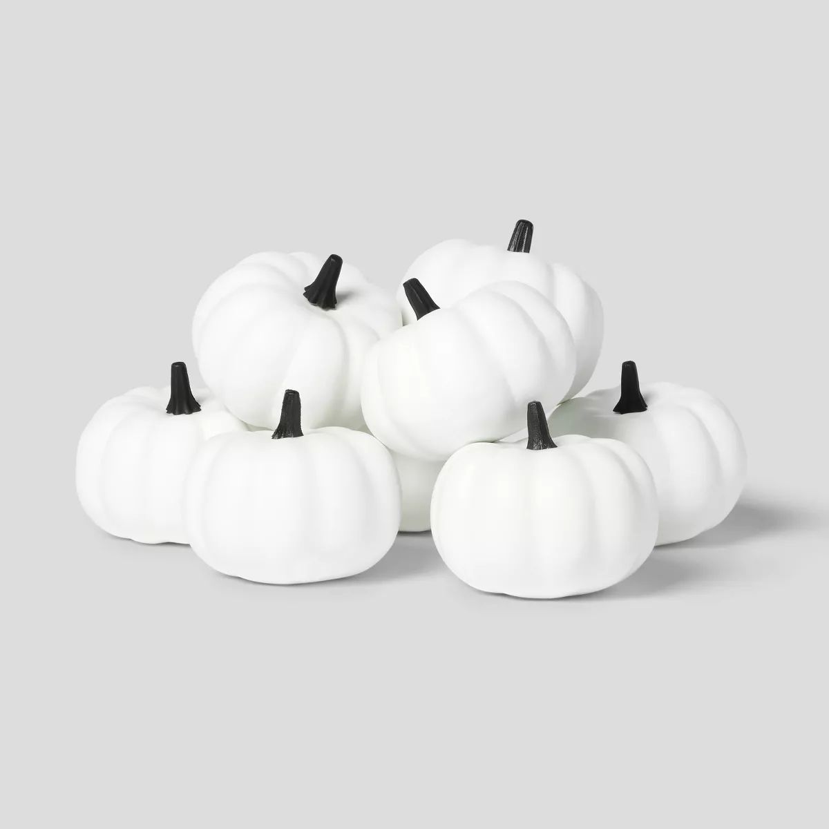 8ct Painted Pumpkins Warm White Halloween Decorative Sculpture Set - Hyde & EEK! Boutique™ | Target
