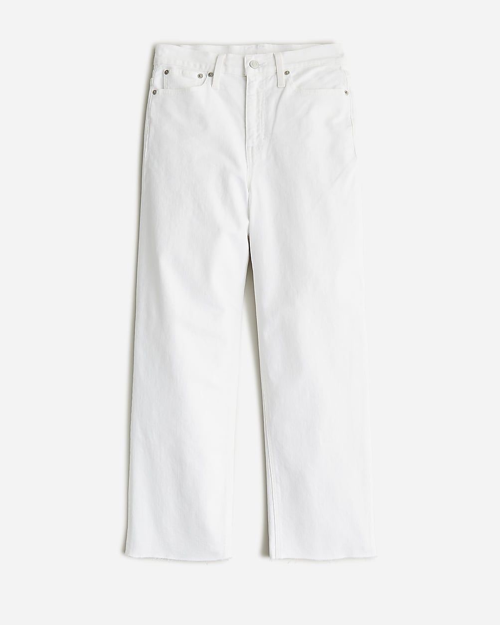 Slim wide-leg jean in white wash | J. Crew US