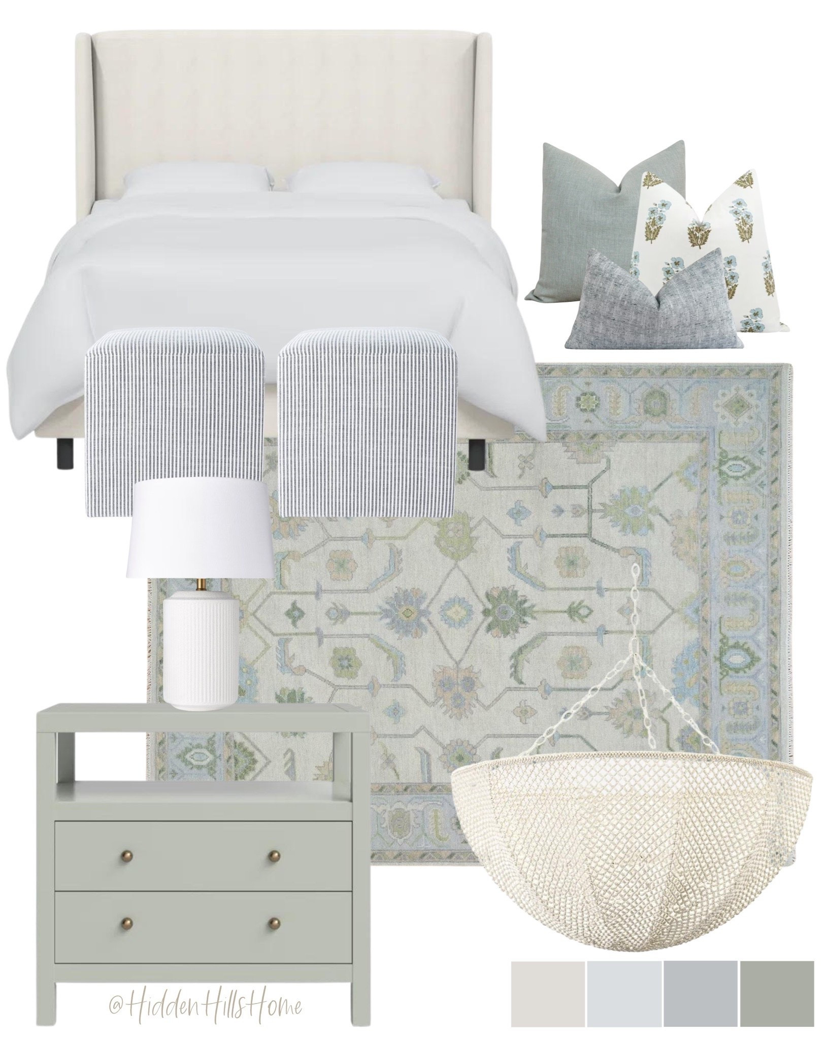 Bedroom decor mood board, bedroom design ideas, master bedroom, Tilly bed,blue and green bedroom Inspo #bedroom

#LTKSaleAlert #LTKHome #LTKSeasonal