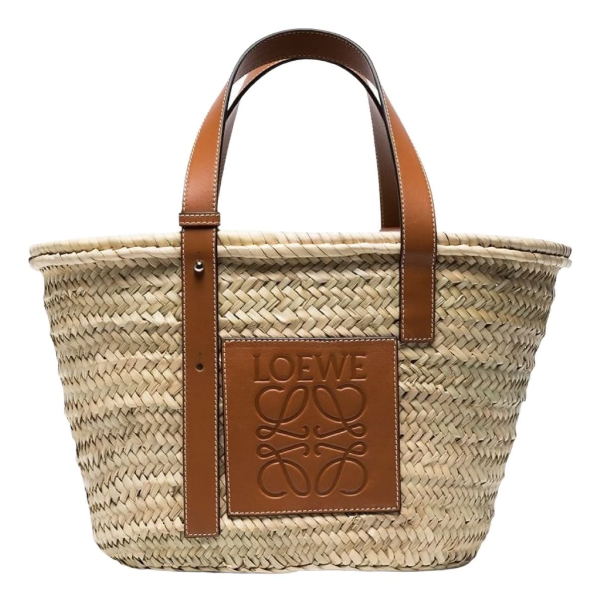 Loewe Basket Bag leather tote | Vestiaire Collective (Global)