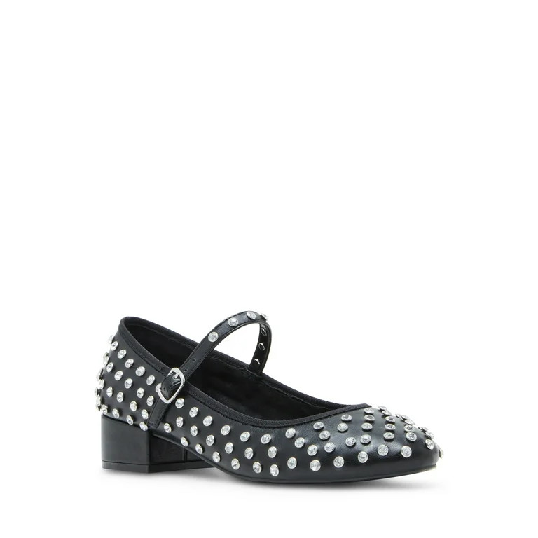 Madden Girl Women's Tutu Low Heel Flat with Adjustable Strap | Walmart (US)