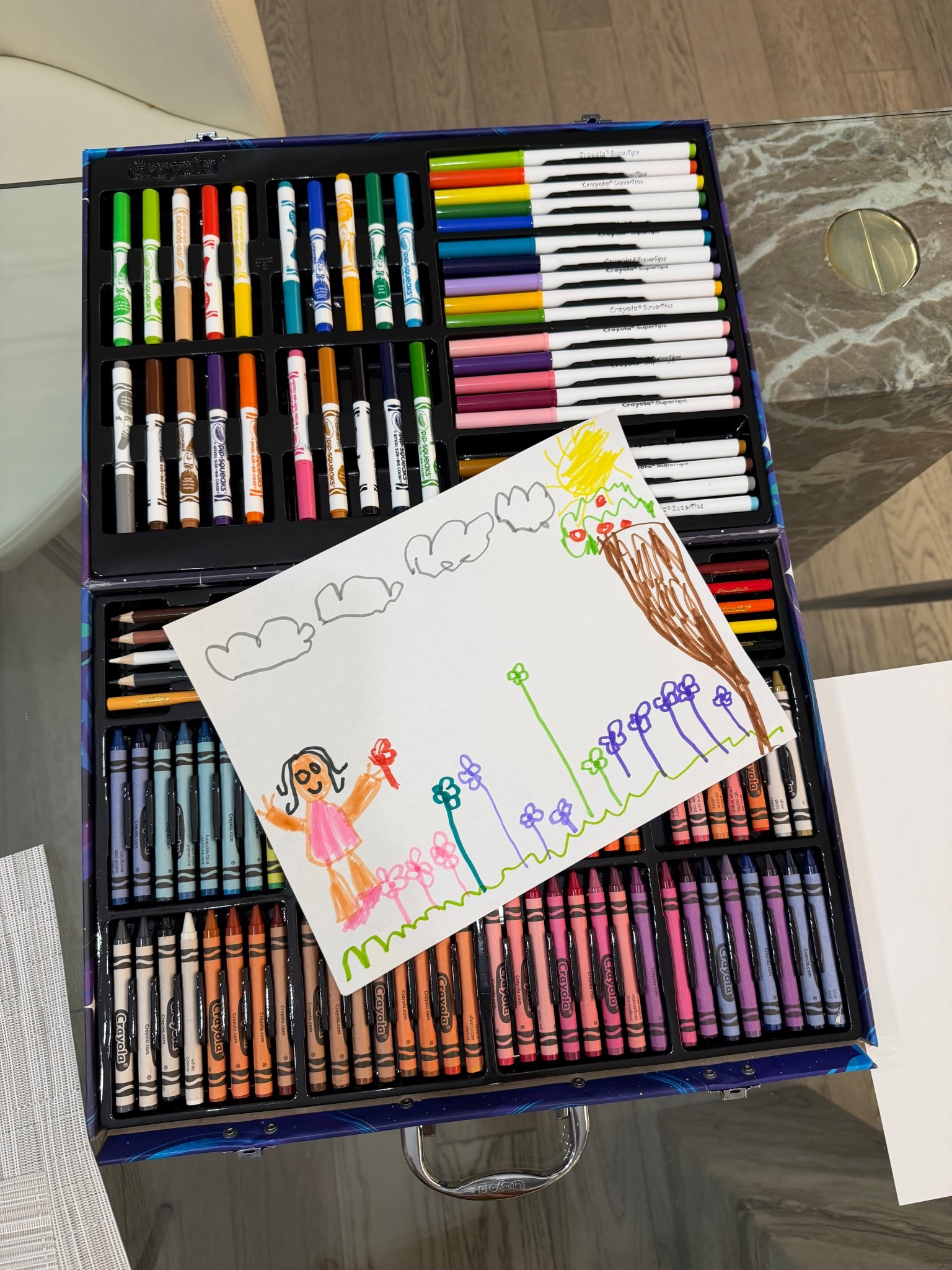 I get this every Christmas for the girls, best art kit and keeps everything neat and organized 

#LTKKids #LTKmomlife