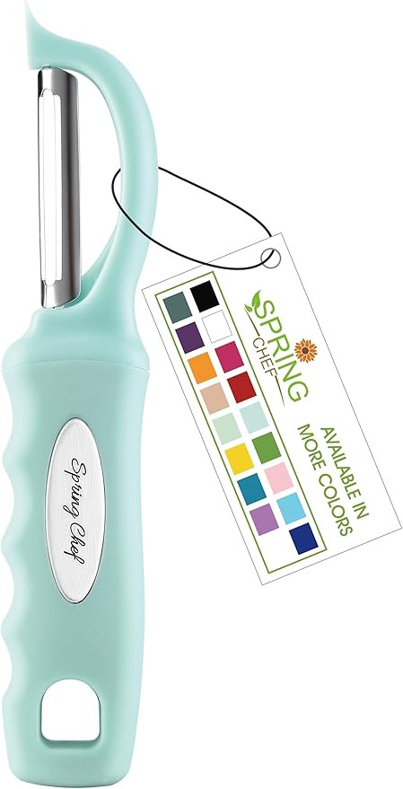 Spring Chef Premium Swivel Vegetable Peeler, Soft Grip Handle and Ultra Sharp Stainless Steel Bla... | Amazon (US)