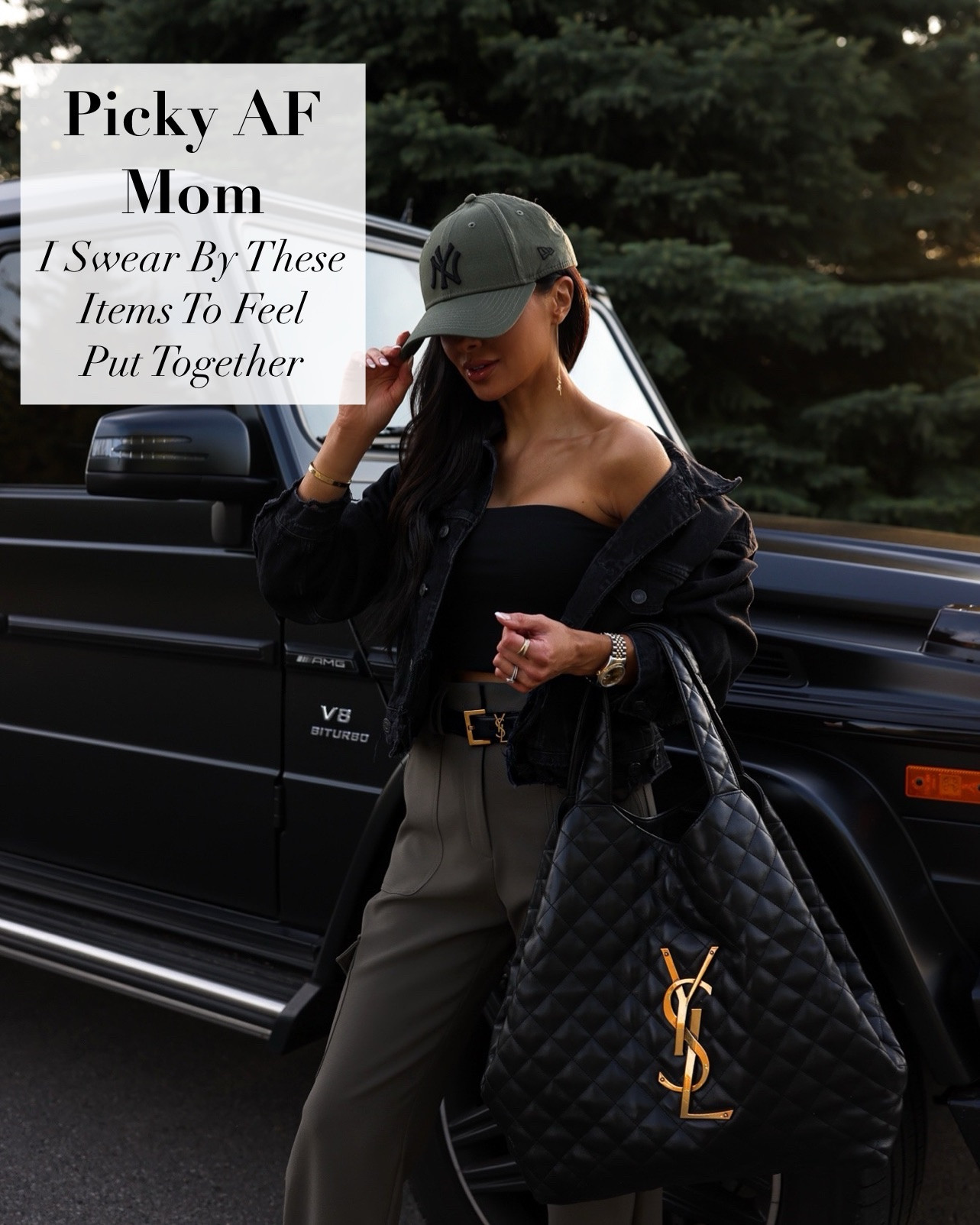 Things I swear by to feel pulled together as a mom 
Mother denim wearing a 23
Gucci bag size small
Amazon set wearing a small
Zara wearing an XS

#LTKmomlife #LTKSeasonal #LTKOver40