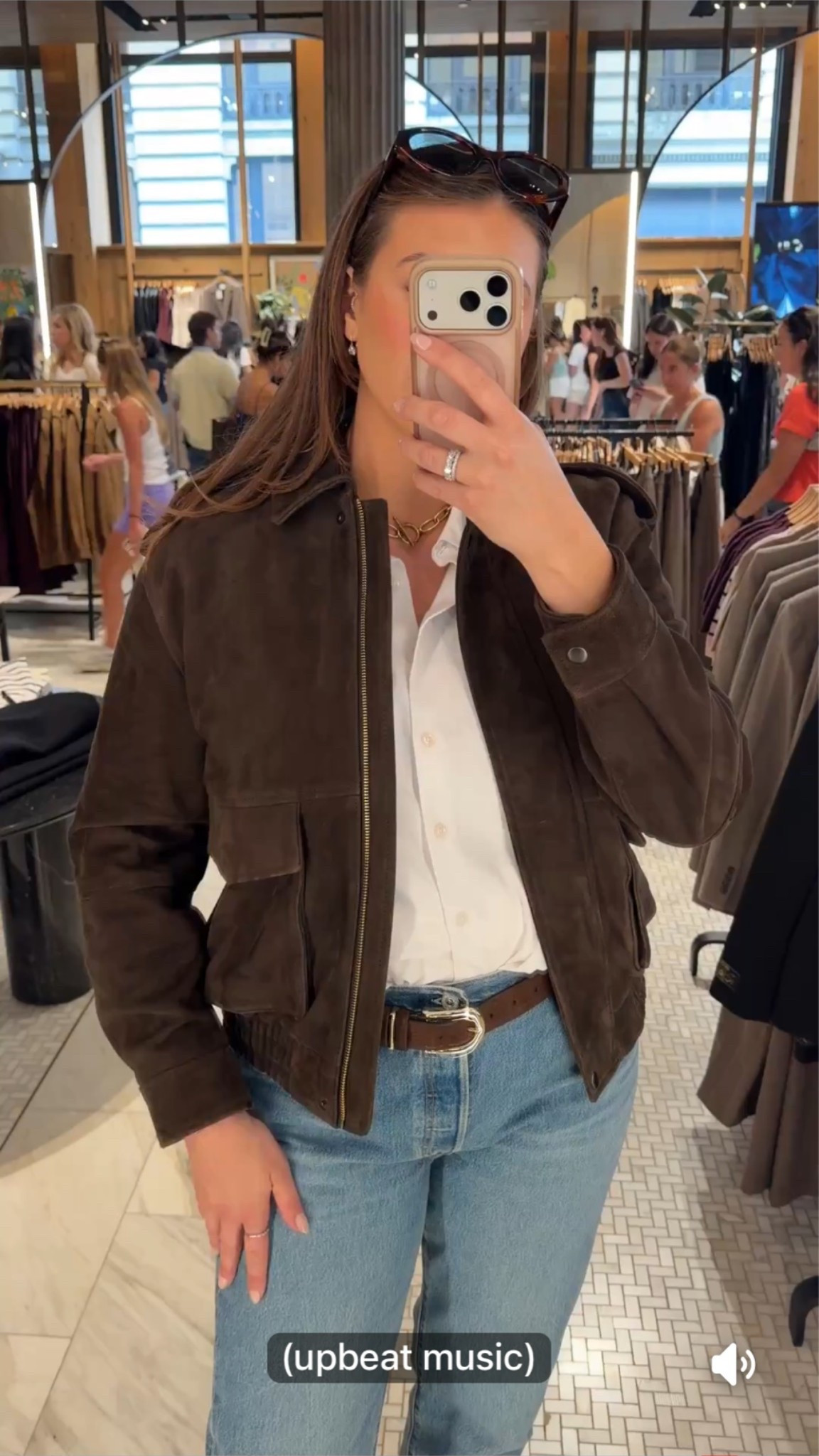 Brown suede is having a moment and I’m fully on board 🤎 Love it paired with a crisp white button down, denim, and a simple belt for an easy fall look that still feels polished.

midsize fall outfit, size 12/14, midsize style, brown suede jacket, suede jacket outfit, white button down, denim outfit, fall fashion, casual chic outfit

#LTKootd #LTKSeasonal #LTKMidsize