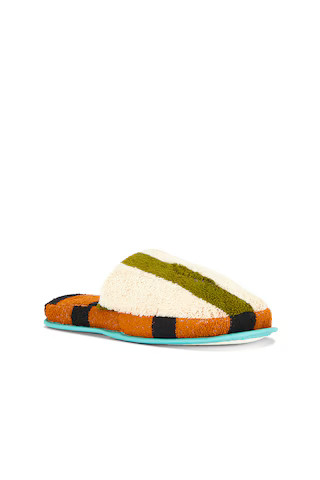 Dusen Dusen Terry Slippers in Juniper from Revolve.com | Revolve Clothing (Global)