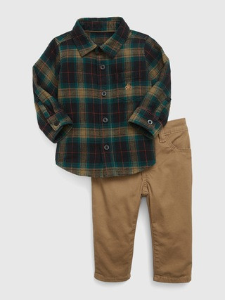 Baby Plaid Outfit Set | Gap (US)