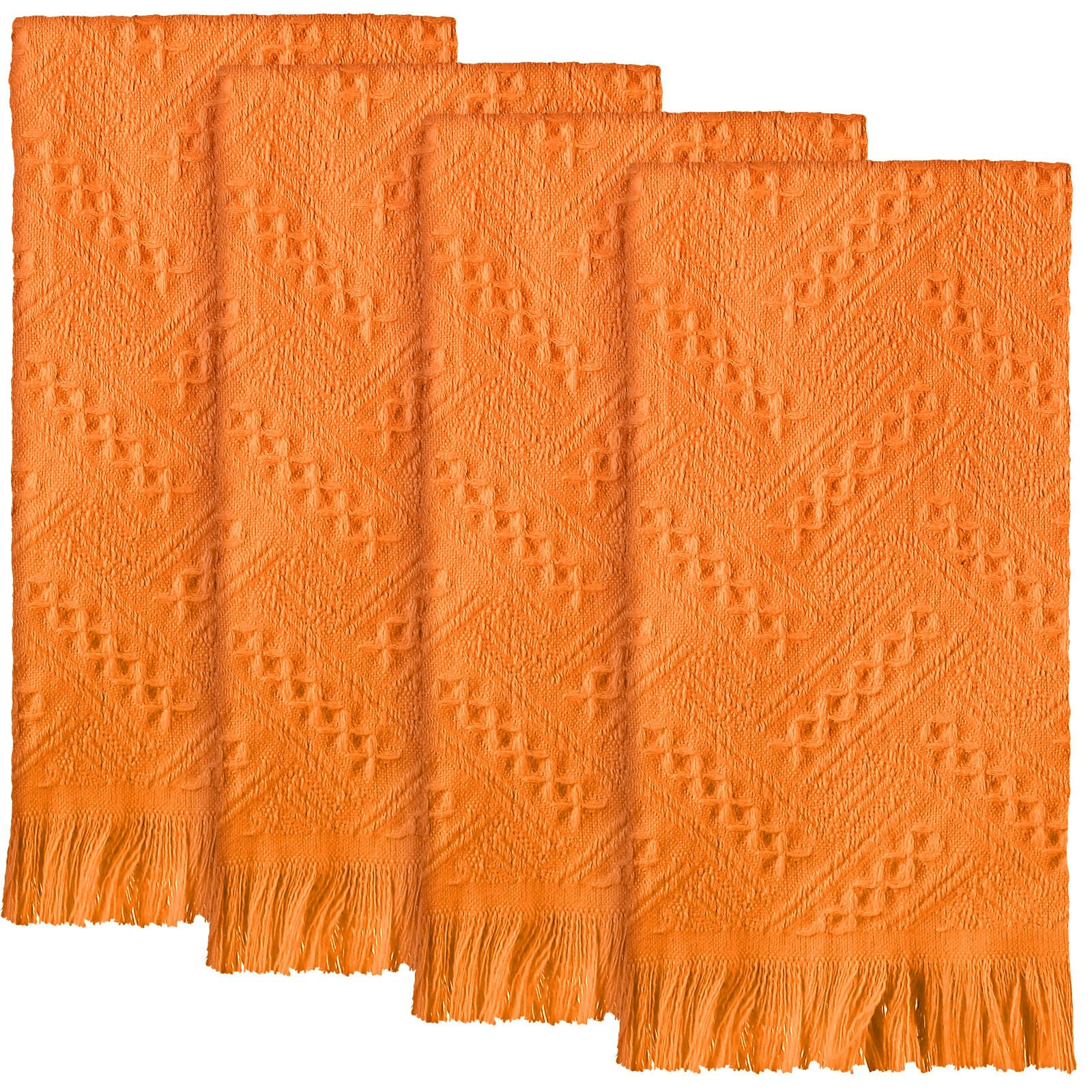 4 Pack Boho Bathroom Hand Towel 14 x 30 Inch 100% Turkish Cotton Decorative Boho Kitchen Hand Tow... | Amazon (US)