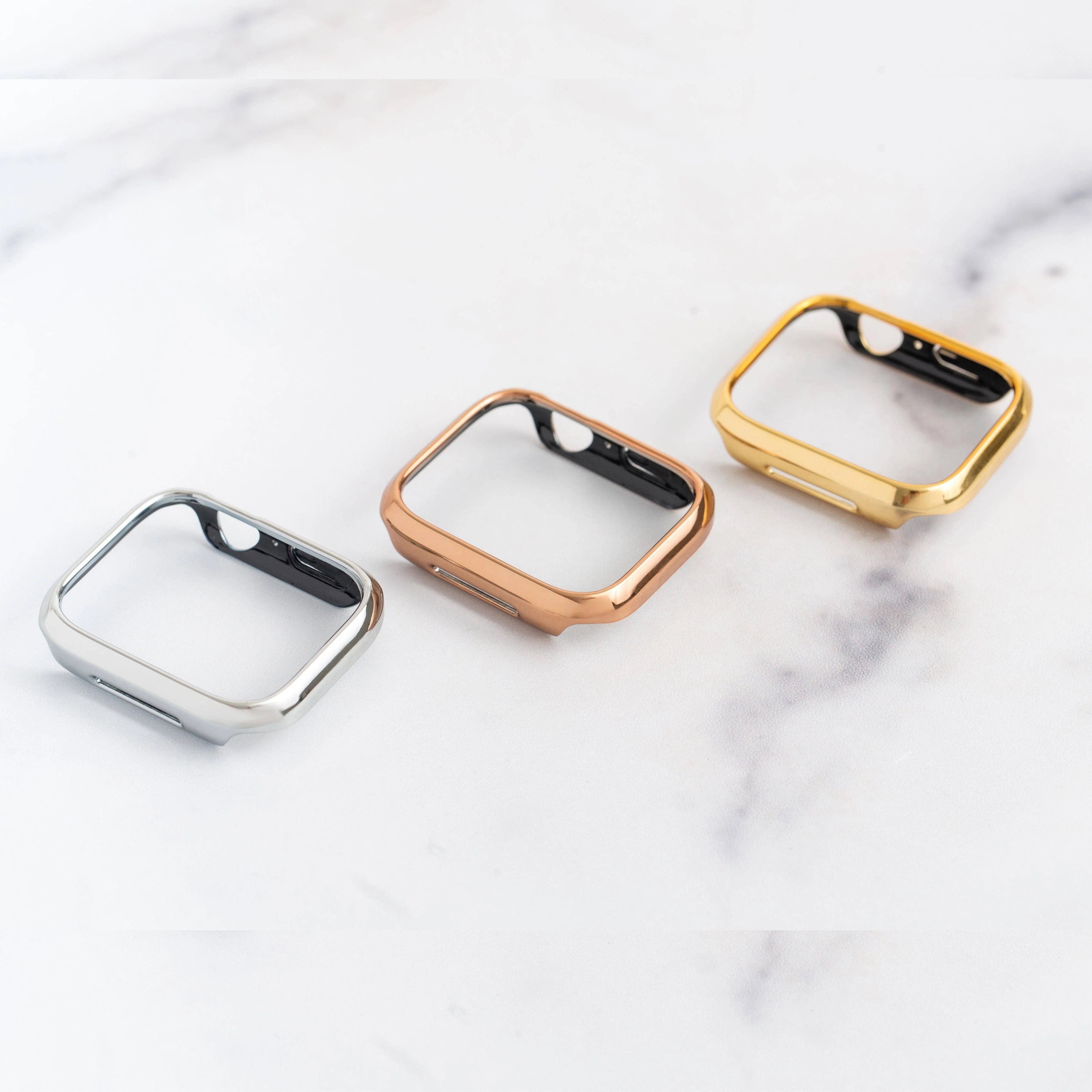 Shiny Case for the Apple Watch (Series 4-9, SE2) | Goldenerre