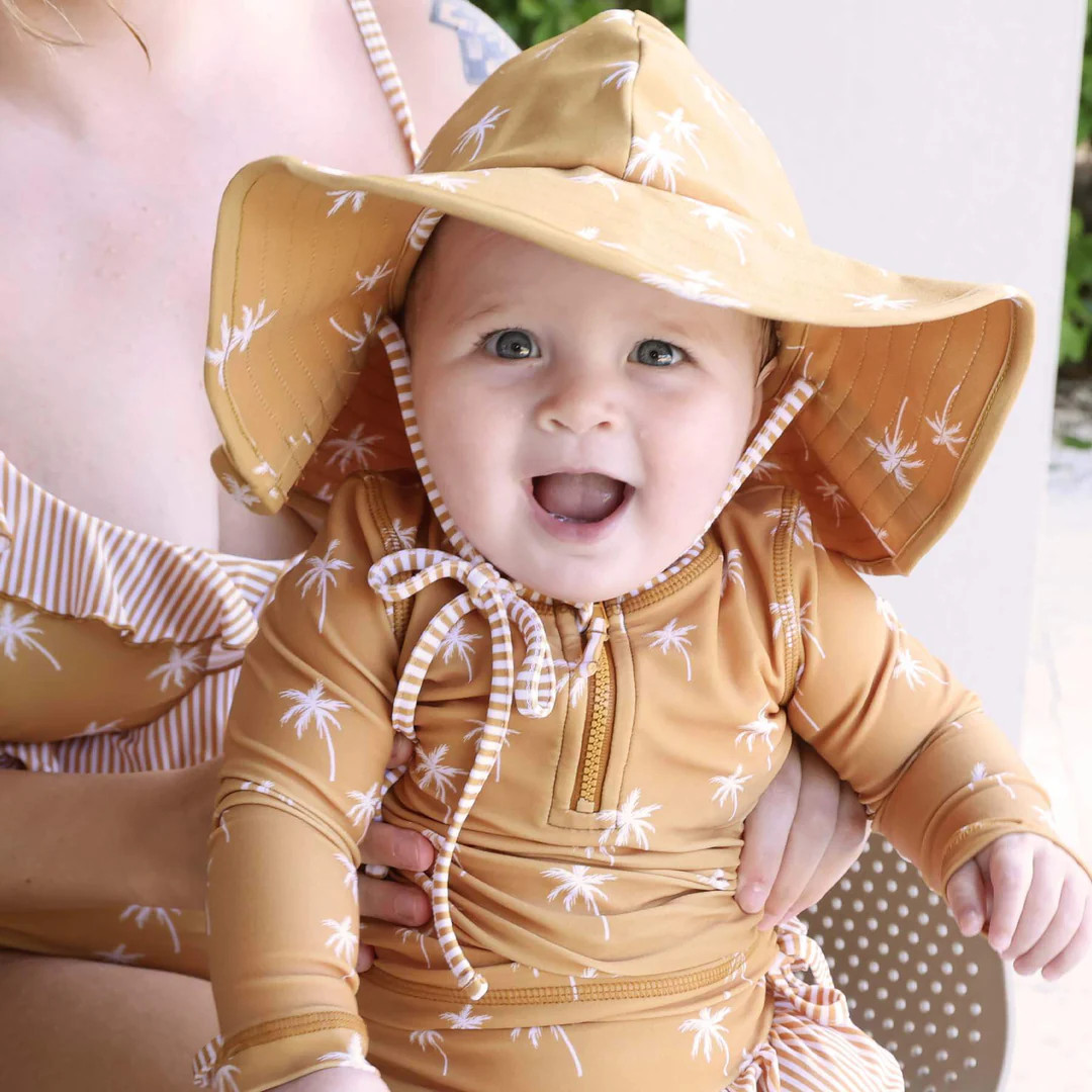 Printed Sun Hat | Island Vibes | Caden Lane