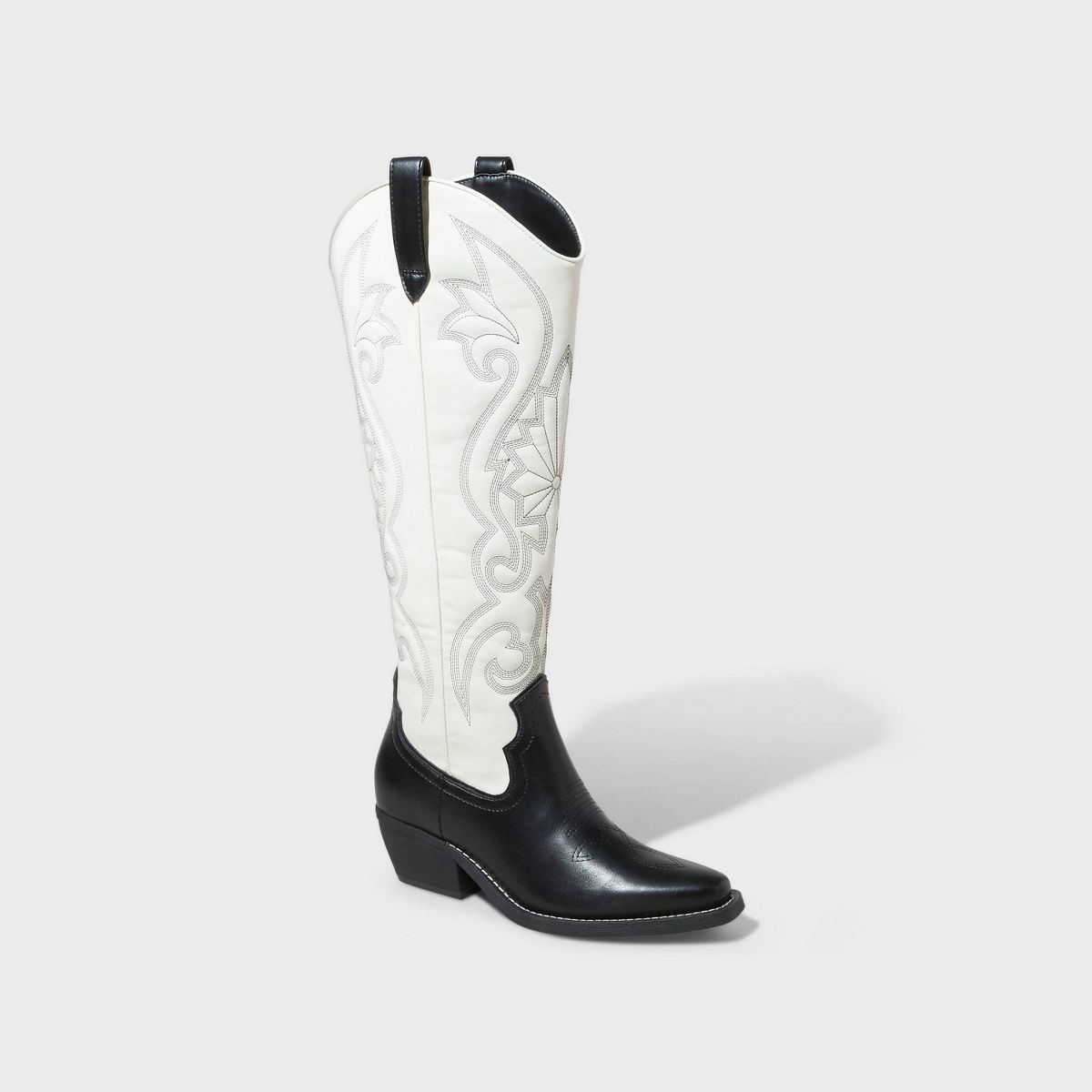 Women's Kenzi Tall Western Dress Boots with Memory Foam Insole - Wild Fable™ Black 6 | Target