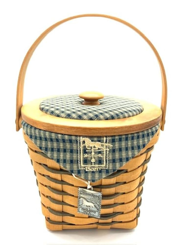Longaberger Crawford Barn Raising Commemorative Basket, Blue | Amazon (US)