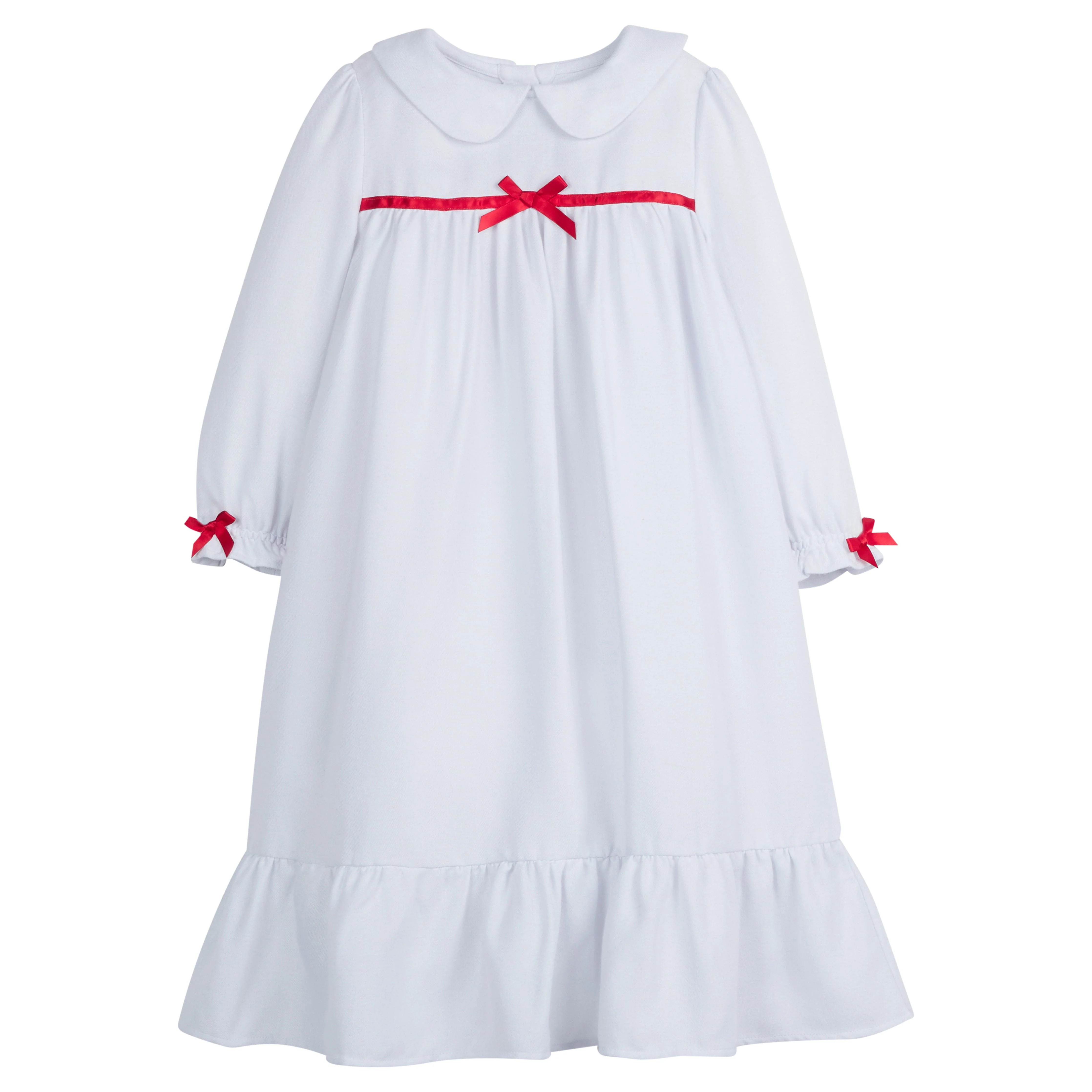 Little Girls Classic Bow Nightgown - Children's PJs | Little English