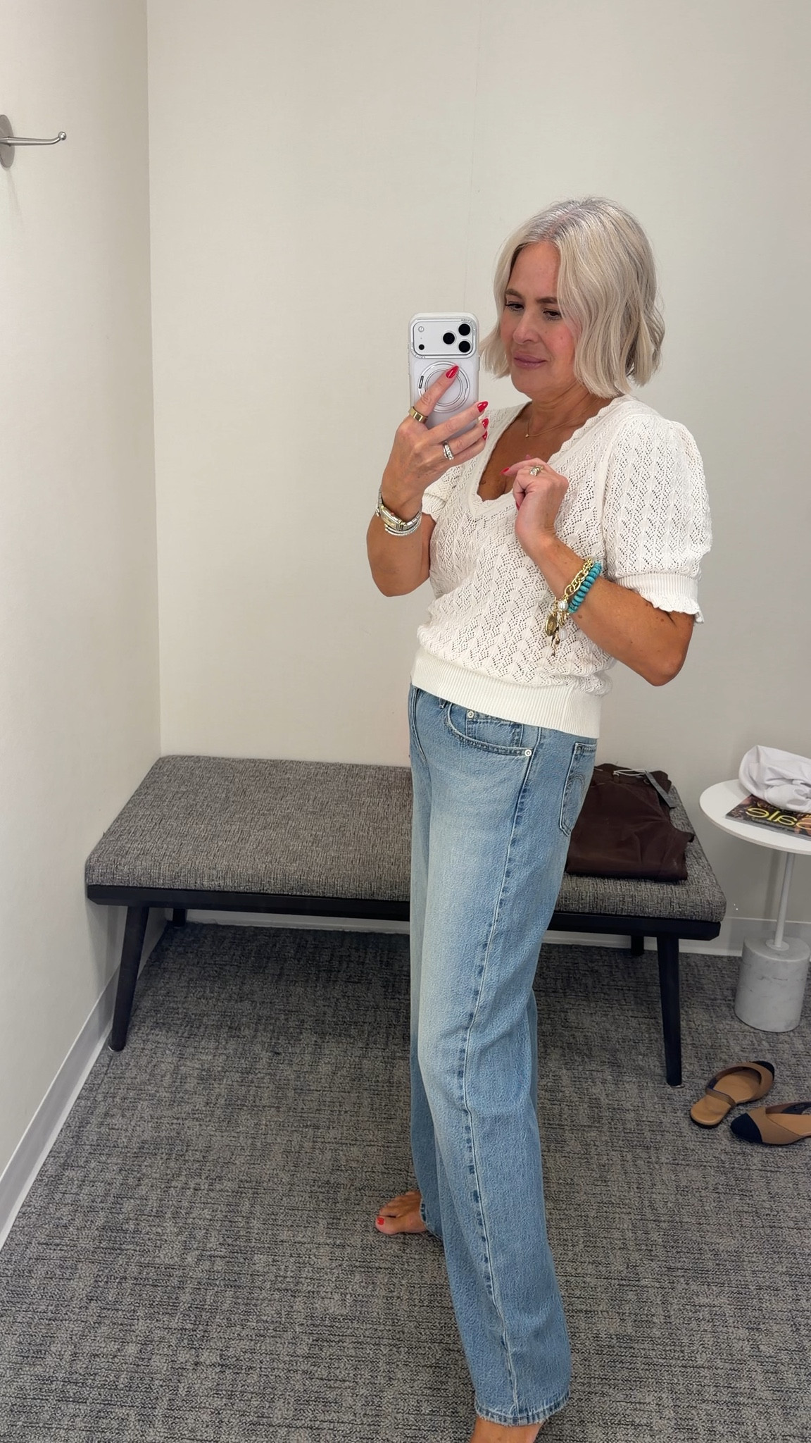 nordstrom fall outfit on sale, fall midsize, mom outfit, over 50 fashion, white tee, easy outfit, sweater, puff sleeve, casua, office outfit, tops jacket for fall, accessories, everyday out, chic style, fall flats, fall shoes, nsale, nordstrom, trench coat, denim, jeans, flats, fall fahsion

#LTKOver40 #LTKSaleAlert #LTKMidsize