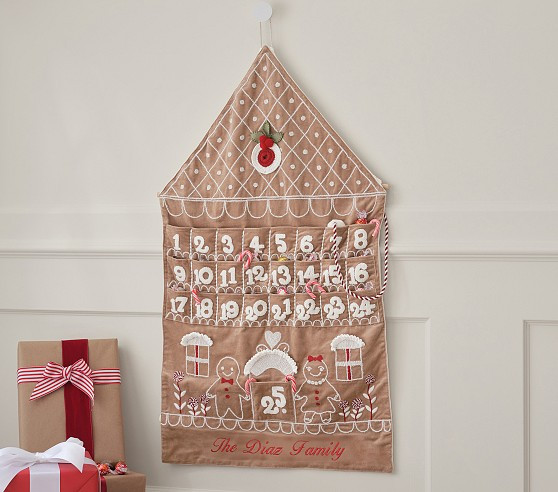 Gingerbread House Christmas Advent Calendar | Pottery Barn Kids