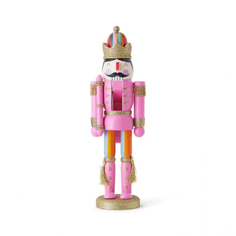 Packed Party "Go Nuts" Pink and Gold Nutcracker Holiday Decoration | Walmart (US)