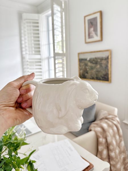 Still time to grab this adorable bunny mug for Easter!

target pottery barn walmart world market kids basket home decor coastal white ceramic cute

#LTKhome #LTKunder50 #LTKSeasonal