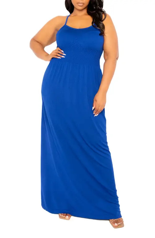 BUXOM COUTURE Seamless Maxi Dress in Royal Blue at Nordstrom | Nordstrom