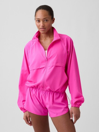 GapFit Oversized Runaround Track Jacket | Gap Factory