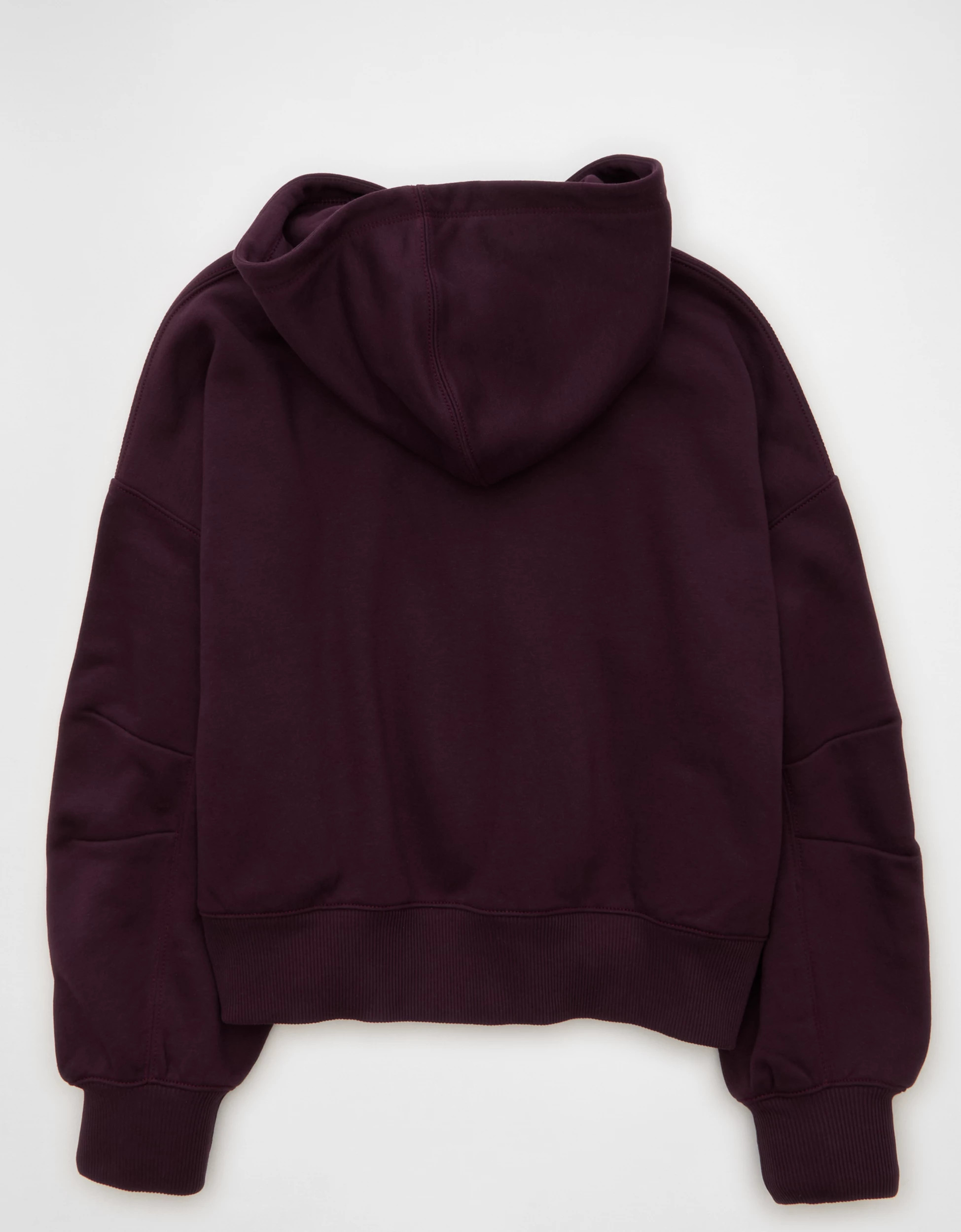 AE Everyday Luxe Balloon-Sleeve Full-Zip Sweatshirt | American Eagle Outfitters (US & CA)