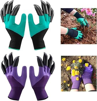Garden Gloves with Claws, Breathable Gardening Work Gloves for Digging, Claw Gardening Gloves for... | Amazon (US)