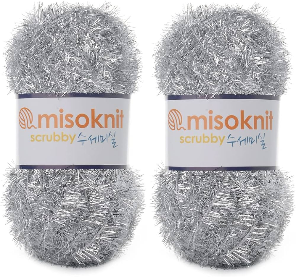 Pastel Scrubby Yarn for dishcloths Crocheting 2 Skeins Polyester 100%, 2.8oz(80g) Each, 196 Yards... | Amazon (US)