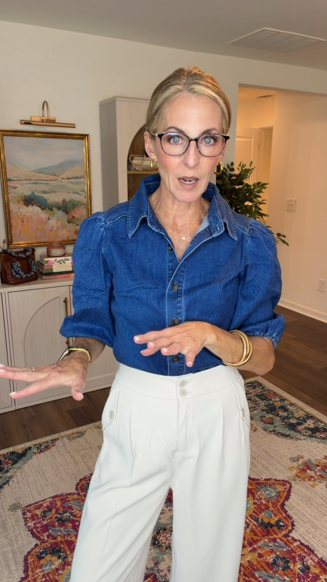 The perfect pants and workweek lineup. These are all comfortable, and super easy to style for the office, the classroom, or wherever the day takes you. Comment WEEK and I’ll send you all the links.


You can dress these pieces up with a cute tops blouse or keep it casual with your favorite graphic tee. (Don’t sleep on that denim top… so cute!!) 

teacher outfits, workwear, office style, classroom fashion, Amazon fashion, affordable work outfits, business casual, teacher style, fall workwear, work capsule wardrobe, comfortable outfits, trendy work clothes, wide leg pants, Amazon finds, office outfit inspiration.