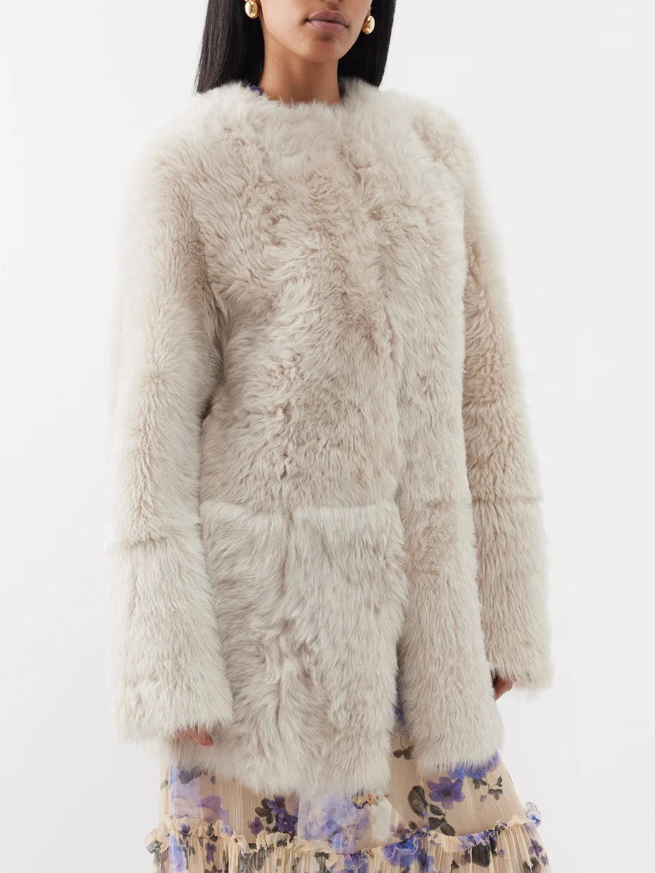 Luminosity shearling coat | Matches (US)