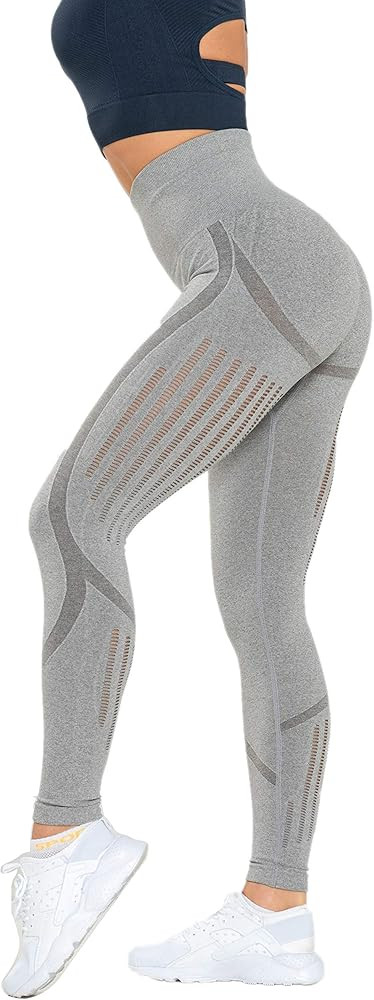 Redqenting Workout Leggings for Women High Waisted Seamless Leggings Tummy Control & Butt Lifting | Amazon (US)