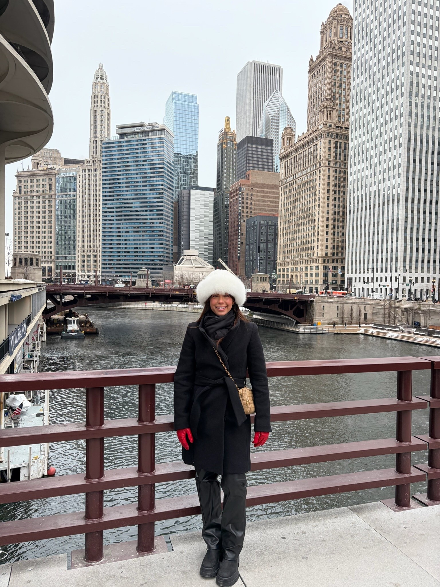 Trying my best to stay warm in Chicago! This cashmere wool coat has been amazing for blocking wind and keeping me warm. I went up a size (small) so make layering possible! The boots are waterproof and great for sterling thick wool socks and tights under my leather pants 🥶

#LTKSeasonal #LTKootd #LTKHoliday