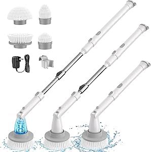 Sweepulire Electric Spin Scrubber SW1, Electric Bathroom Scrubber with Long Handle, 2 Spin Speeds... | Amazon (US)