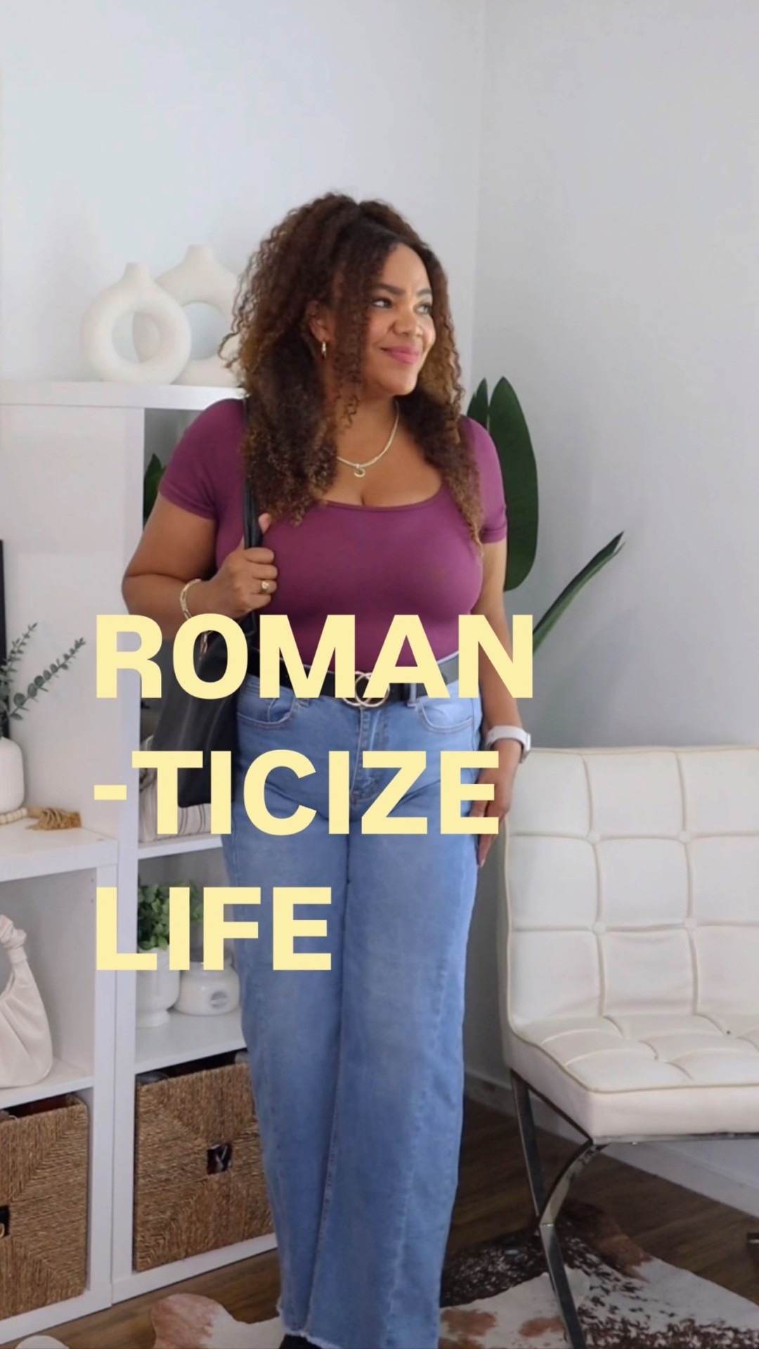 Yup, 👍🏾 romanticizing life at 50 is the way to go. I know my future self is clapping 👏🏾 for me as I soak up the moments and enjoy being this age and full of energy 💪🏾✨! 

Sizing details - Jeans size 14, Bodysuit size large. 🫶🏾

#LTKOver40 #LTKootd #LTKMidsize