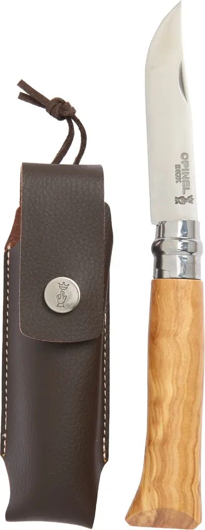 Opinel No.08 Folding Knife & Sheath Gift Set | Nordstrom | Nordstrom