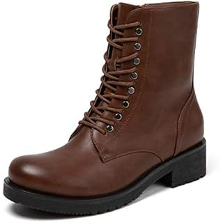 Amazon Essentials Women's Lace Up Combat Boot | Amazon (US)