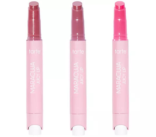 tarte Maracuja Juicy Lip Gloss Trio - QVC.com | QVC
