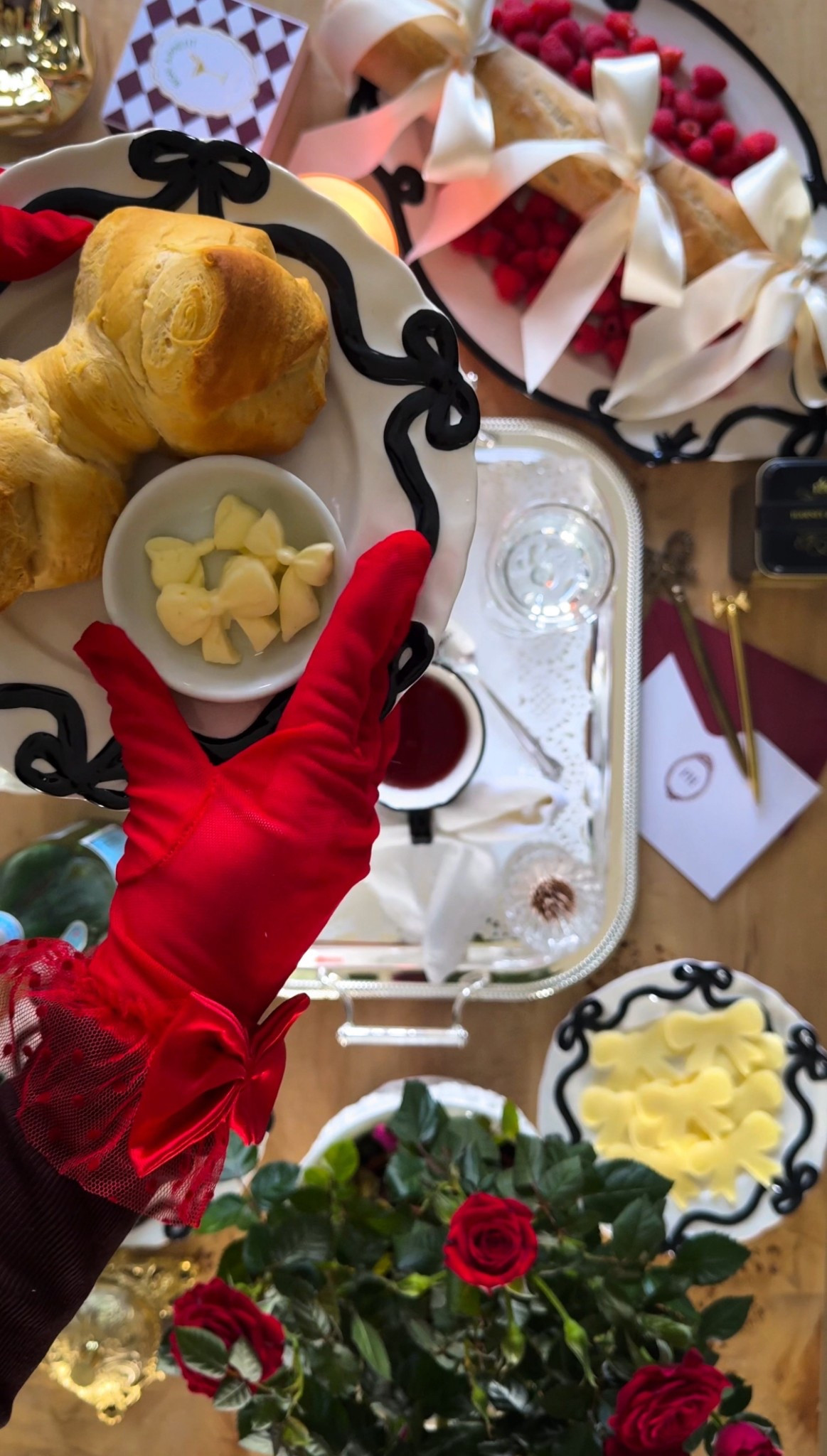 TEASDAY 10: Happy #teasday y’all!  Comment BOWS for bow crescent roll tutorial and product links!  This week, I went back to my roots—bows of course🎀 I prepared lots of bow themed little snacks on my bow dinnerware!  Hope you enjoy!  And don’t forget to make a moment just for you every day!  I’ll tea you next week! 
.
.
.
.
.
#TeaTime #AfternoonTea #ElegantTea #SereneSips #CalmAndCozy #TimelessAesthetic #SlowLiving #CharmingMoments #CozyLuxury #RefinedLiving #SavorTheMoment #TheArtOfTea #PeacefulVibes #TablescapeInspo #HostessVibes #calminteriors #calmingcontent #romantichome #romantichomes #charminghomes #serveware #foodart #bowsbeforebros #bowsbowsbows #bowsofinstagram 

#LTKHome