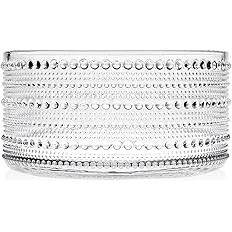 Godinger Serving Bowl, Crystal Glass Salad Bowl - Lumina | Amazon (US)