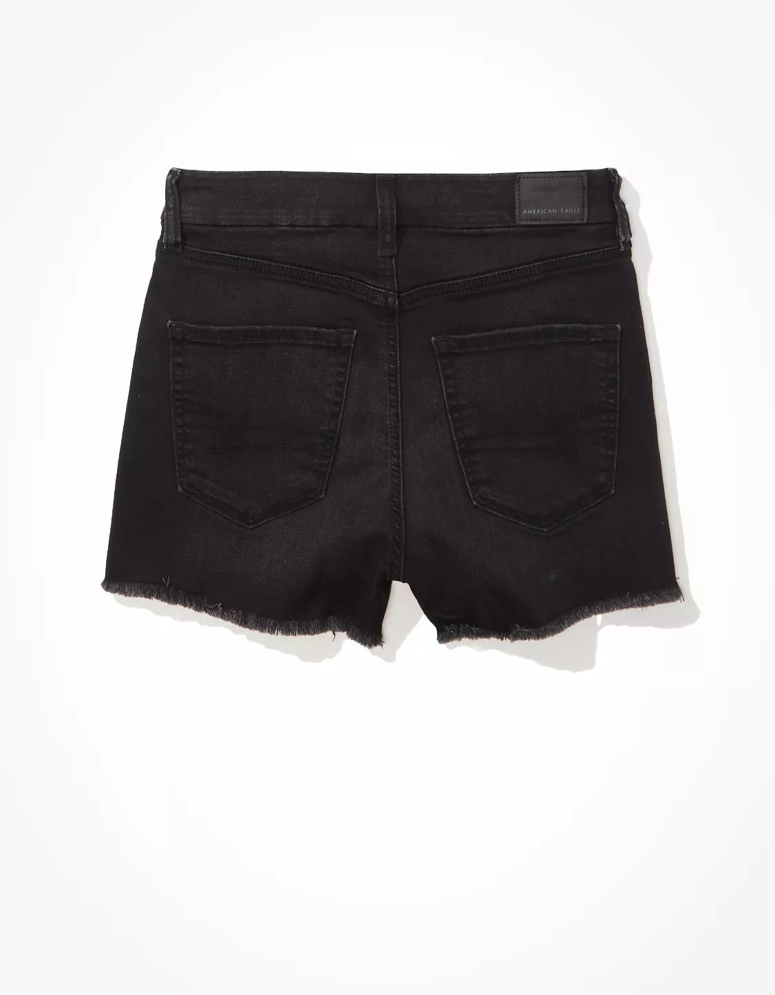 AE Ne(x)t Level Curvy High-Waisted Denim Short Short | American Eagle Outfitters (US & CA)