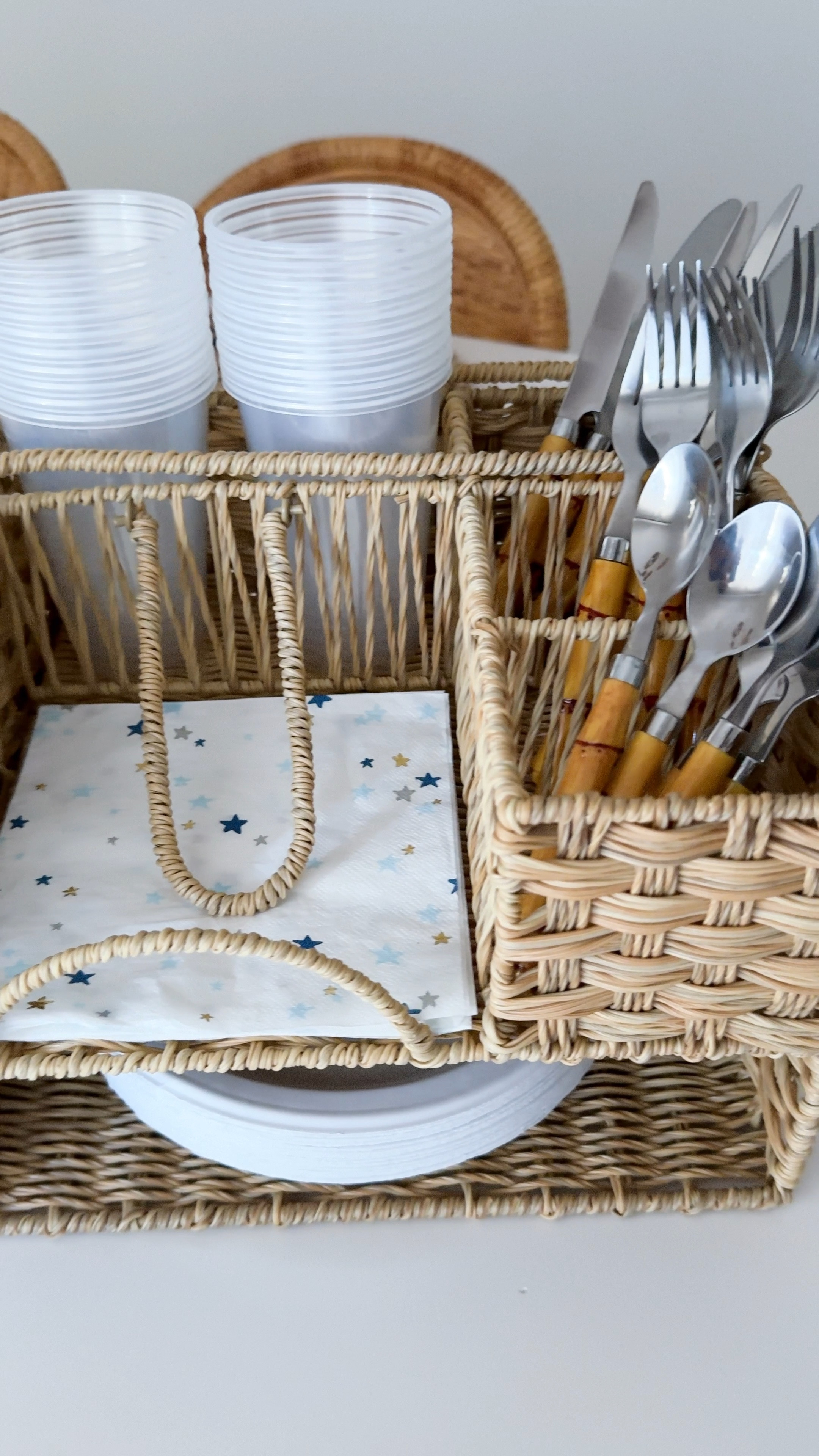 The perfect rattan caddy for all your parties, picnics, and get togethers. 

#LTKParties #LTKFindsUnder50 #LTKHome