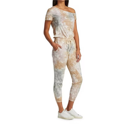 n:philanthropy Womens Tie Dye Jumpsuit, Multicoloured, Large | Target