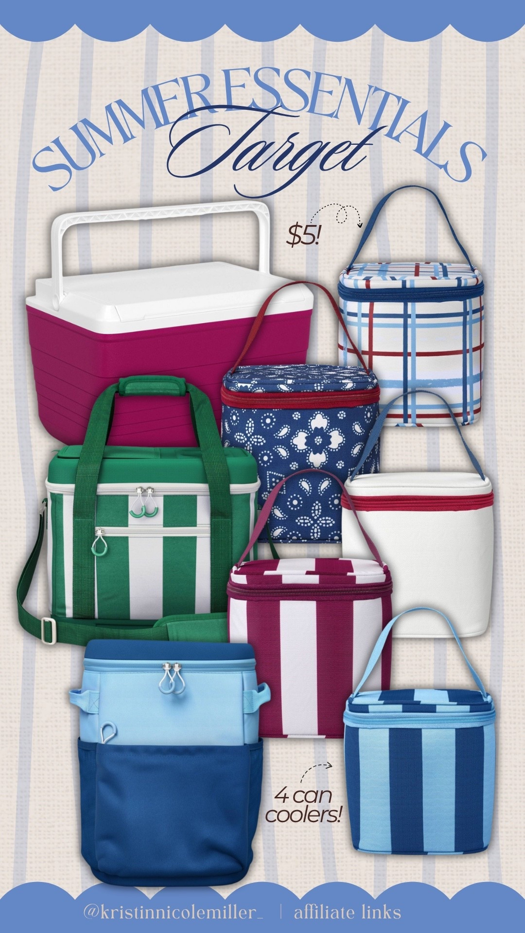ADORABLE new coolers at Target for summer! 🌞 

Seasonal must haves supplies cooler cans case zippered soft essentials favorites 

#LTKTravel #LTKSeasonal #LTKmomlife