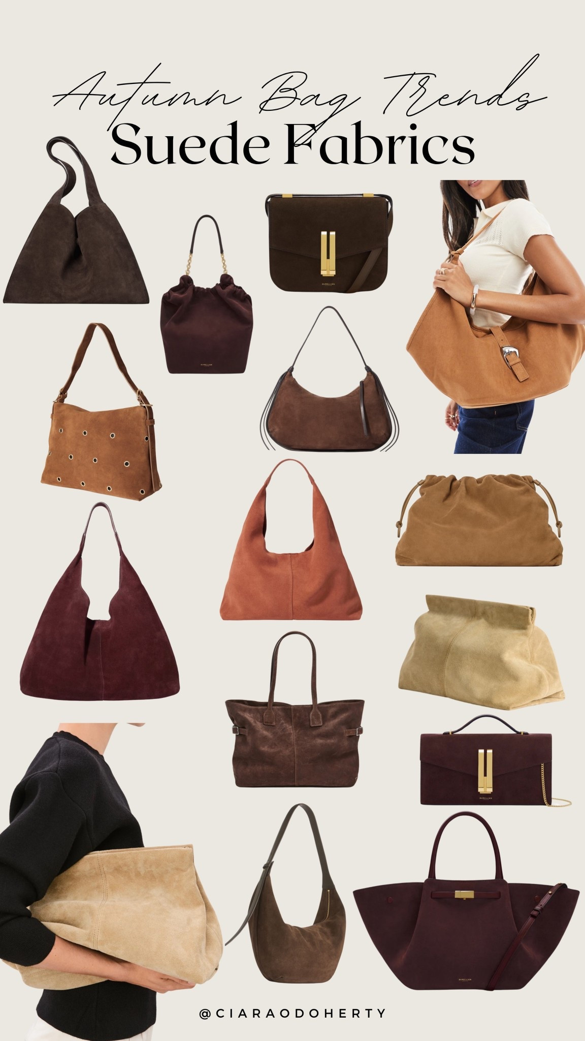 2025 Autumn Bag Trends: Suede Fabrics
Suede bags, suede shoulder bags, suede totes, suede clutch 
#LTKautumn #LTKFashionMonth #LTKireland
