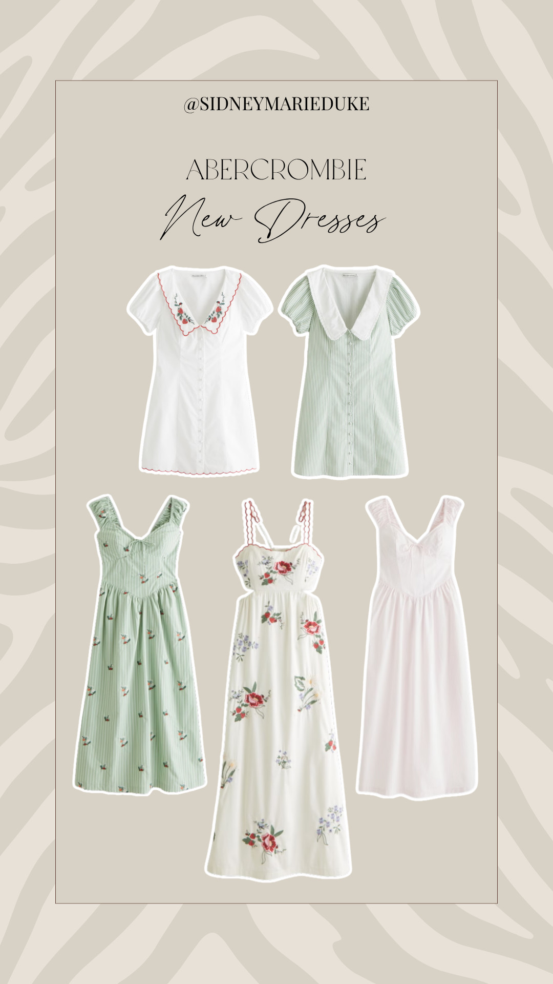 New dresses at Abercrombie!! Get them before they're gone🥰



Spring outfits 2026, summer outfits, spring dresses, new arrivals, favorite finds, summer dresses, sidneymarieduke 

 #LTKootd #LTKSeasonal