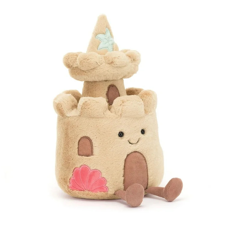 Amuseables Sandcastle - 11.81in, Charming Beach - Inspired Plush Sandcastle | Walmart (US)